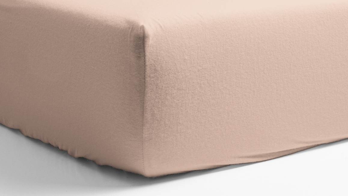 Snoozing flanel hoeslaken extra hoog