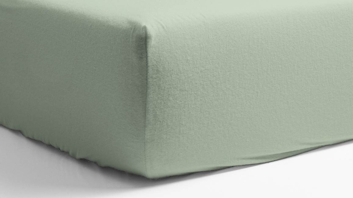 Snoozing flanel hoeslaken extra hoog