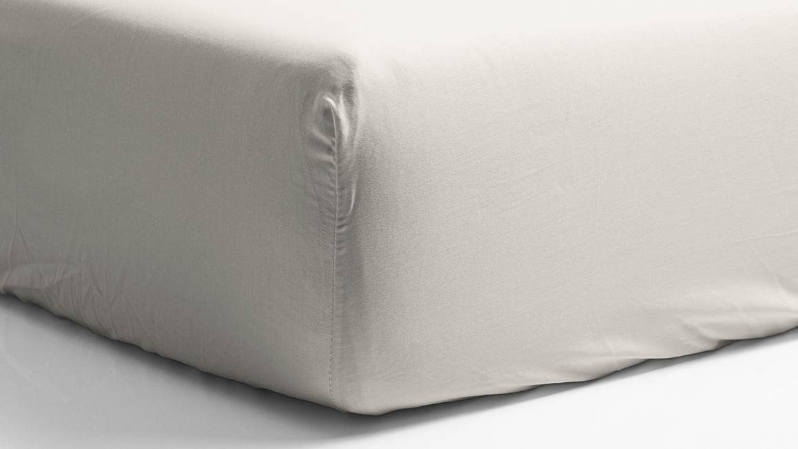 Snoozing katoen-satijn hoeslaken extra hoog