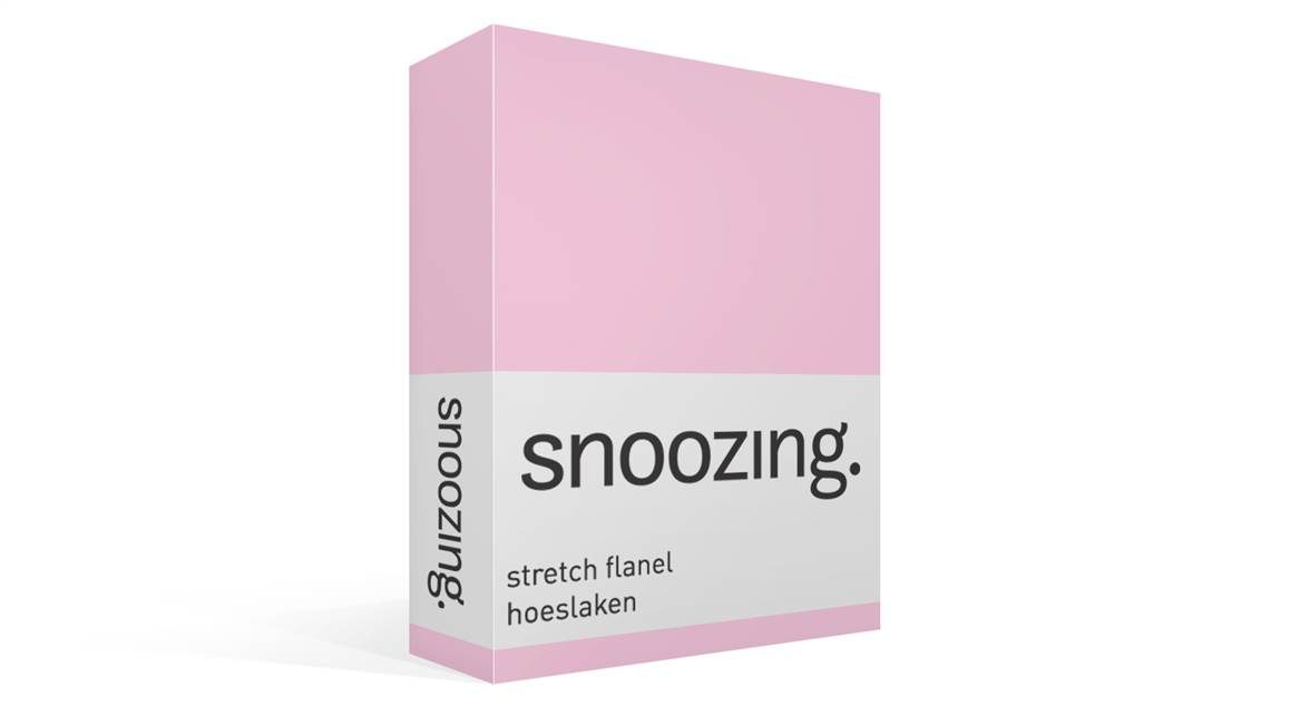 Snoozing stretch flanel hoeslaken