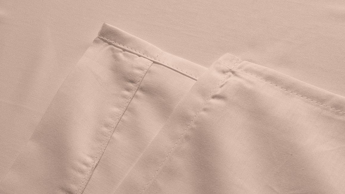 Snoozing katoen-satijn laken