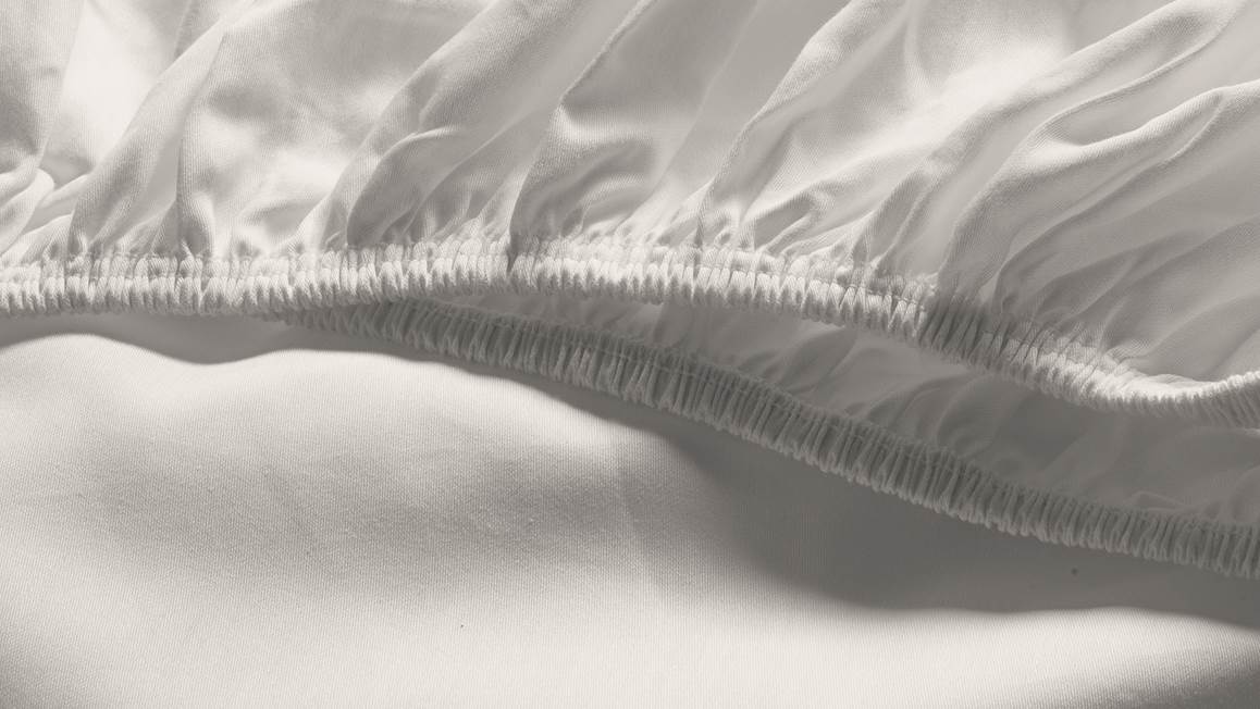 Snoozing katoen-satijn topper hoeslaken