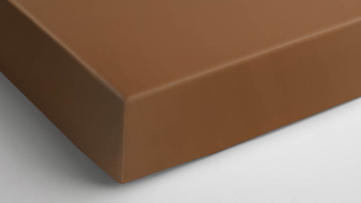 Snoozing katoen-satijn topper hoeslaken