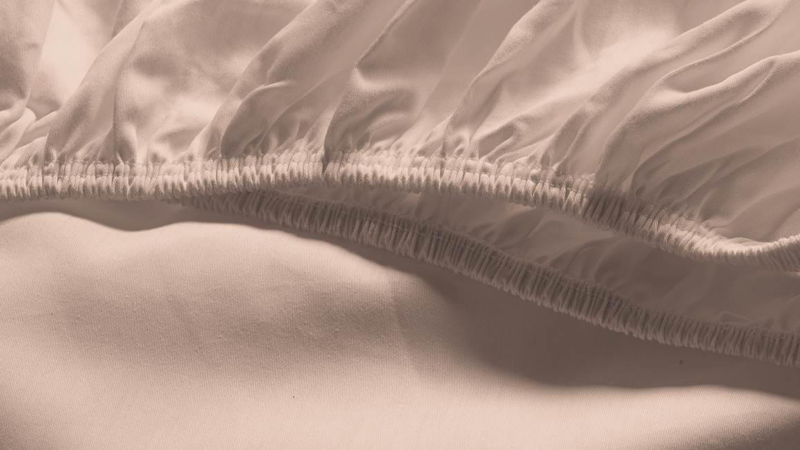 Snoozing katoen-satijn topper hoeslaken