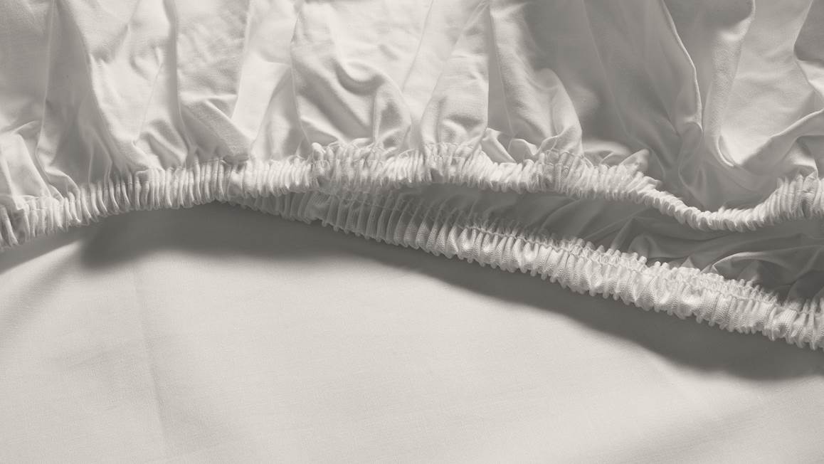 Snoozing percale katoen hoeslaken