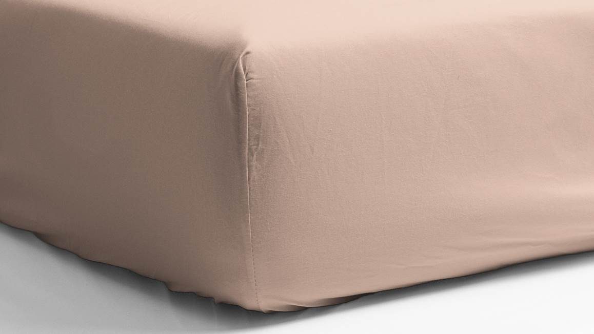 Snoozing percale katoen hoeslaken extra hoog