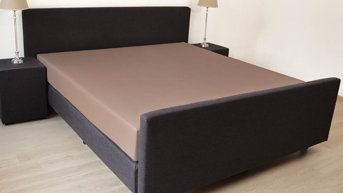 Snoozing percale katoen hoeslaken extra hoog