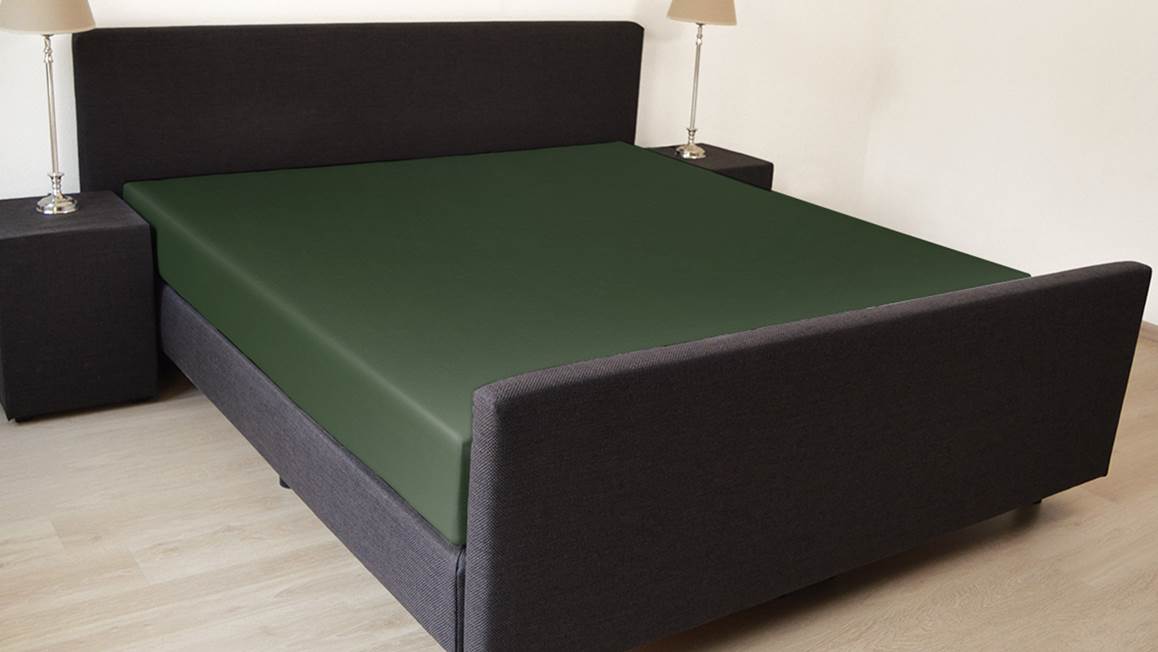 Snoozing percale katoen hoeslaken extra hoog