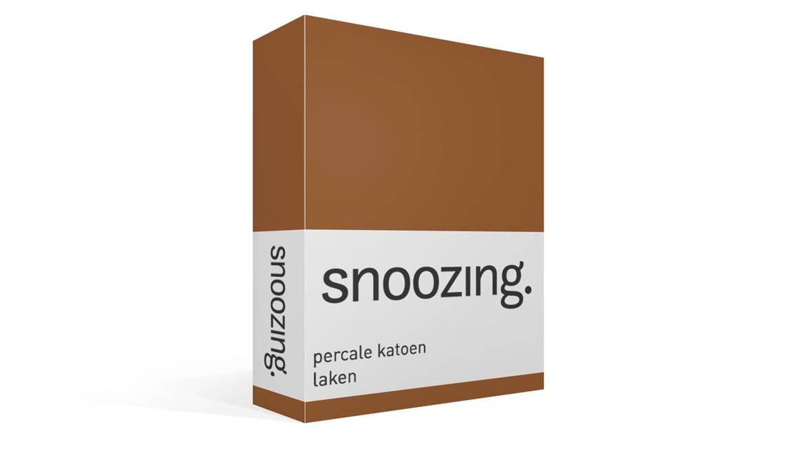 Snoozing percale katoen laken