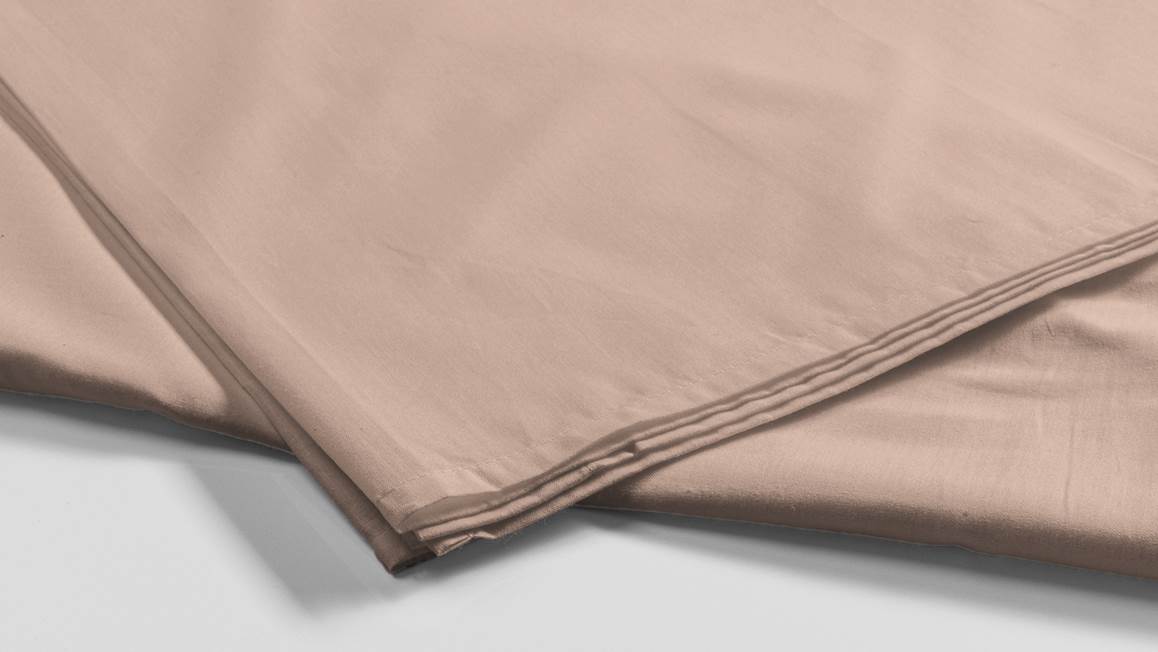 Snoozing percale katoen laken