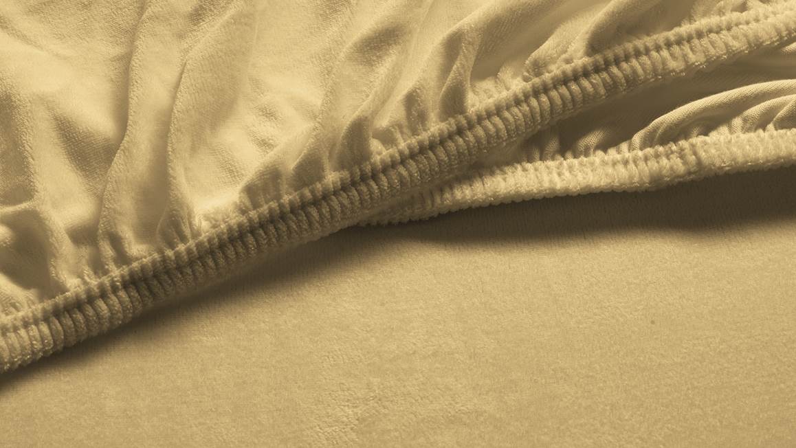 Snoozing velours hoeslaken