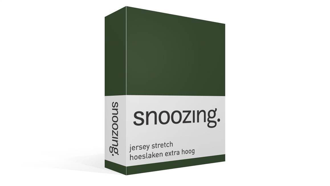 Snoozing jersey stretch hoeslaken extra hoog
