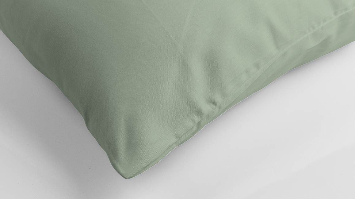 Snoozing katoen-satijn kussenslopen (set van 2)