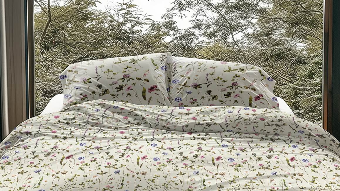 Heckettlane Harper flanel dekbedovertrek