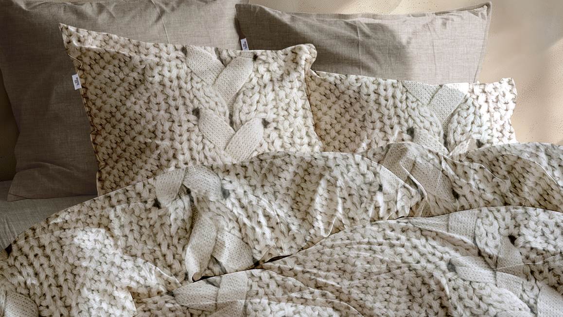 Zohome Mira flanel dekbedovertrek