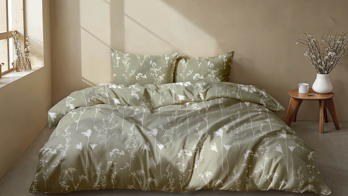 Zohome Yarrow flanel dekbedovertrek