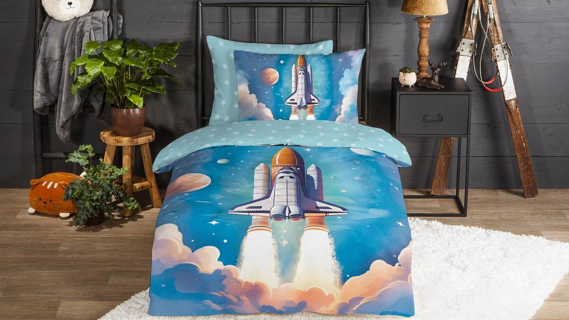 Good Morning Fred flanel dekbedovertrek