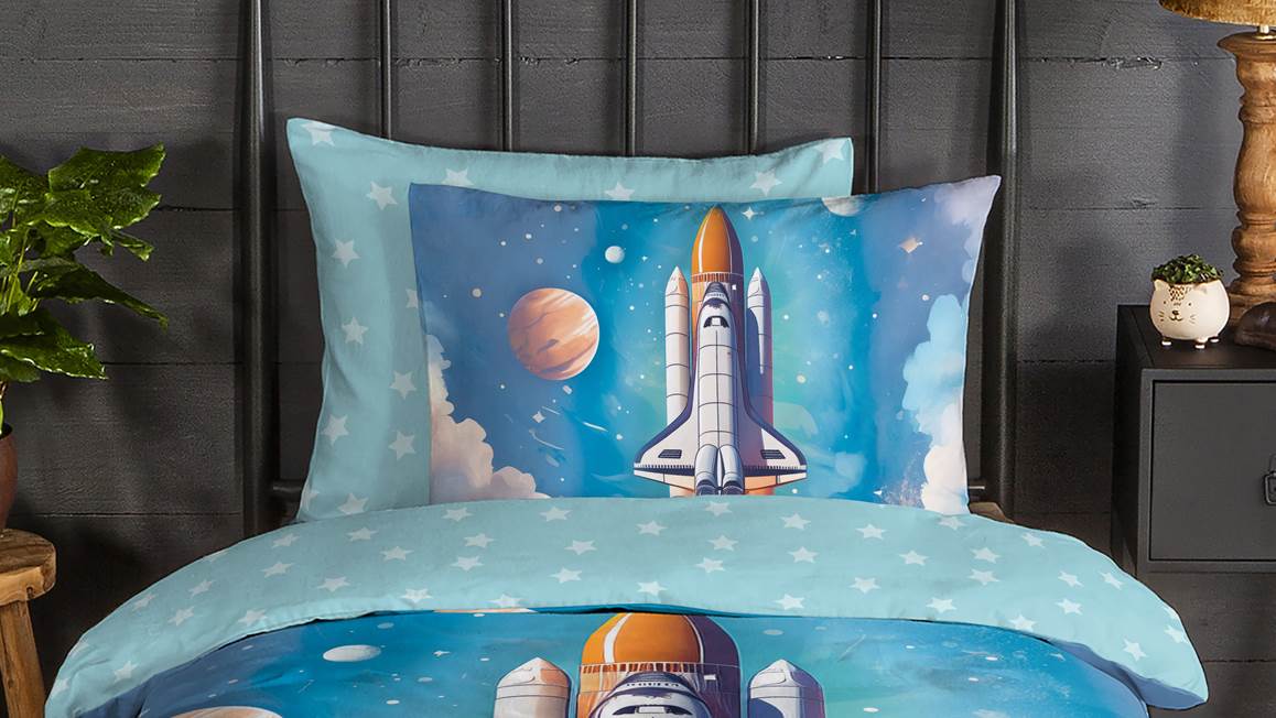 Good Morning Fred flanel dekbedovertrek