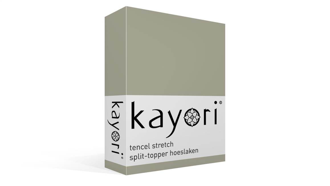 Kayori Sota Tencel stretch split-topper hoeslaken