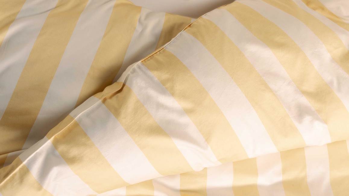 Essenza Minte Stripe dekbedovertrek