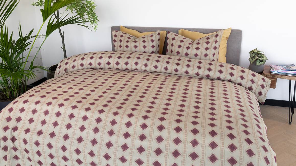 Kayori Figo flanel dekbedovertrek