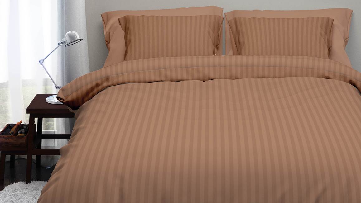 Satin d'Or Satijnstreep dekbedovertrek