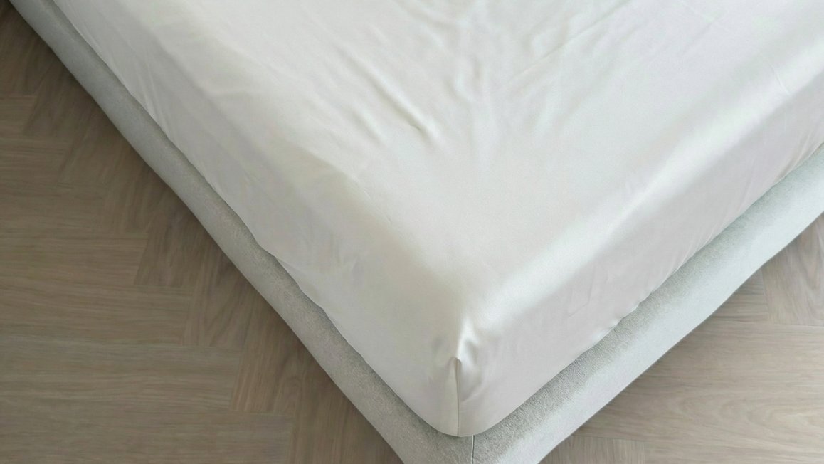 Kayori Saya katoen-satijn hoeslaken extra hoog