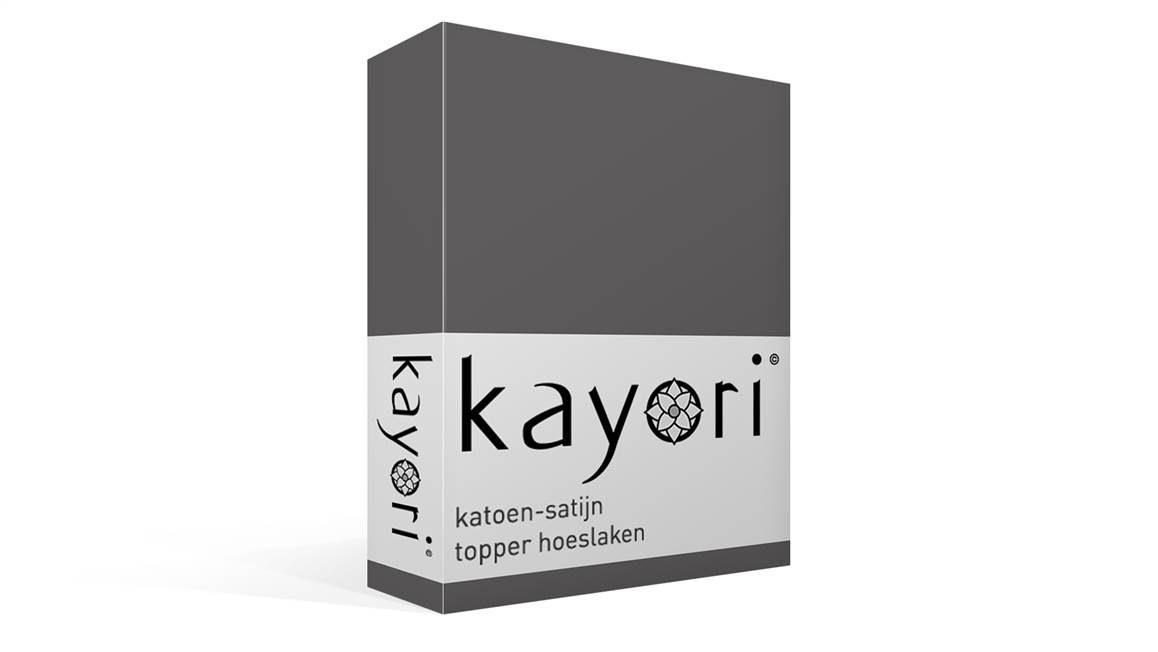 Kayori Saya katoen-satijn topper hoeslaken
