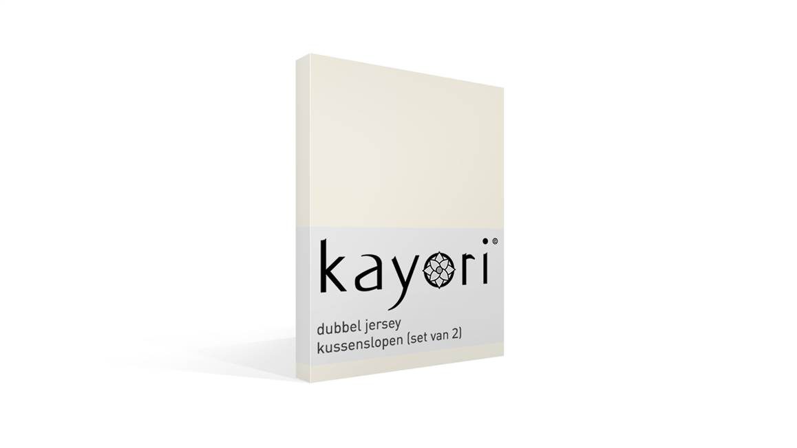 Kayori Saiko dubbel jersey kussenslopen (set van 2)