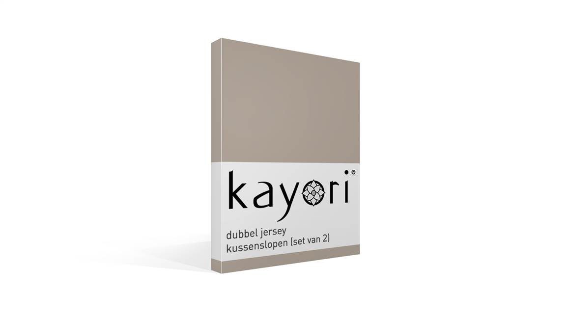 Kayori Saiko dubbel jersey kussenslopen (set van 2)