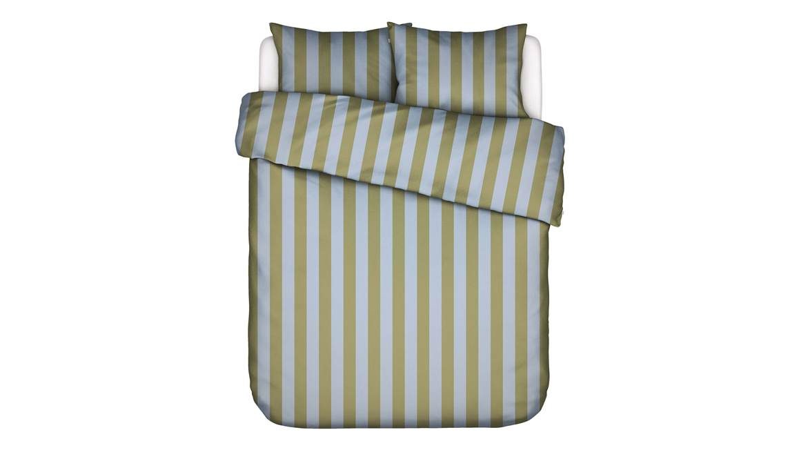 Essenza Minte Stripe dekbedovertrek