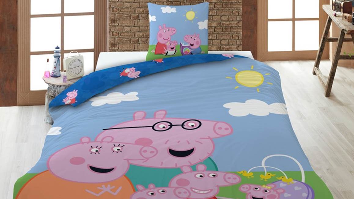 Peppa Pig dekbedovertrek