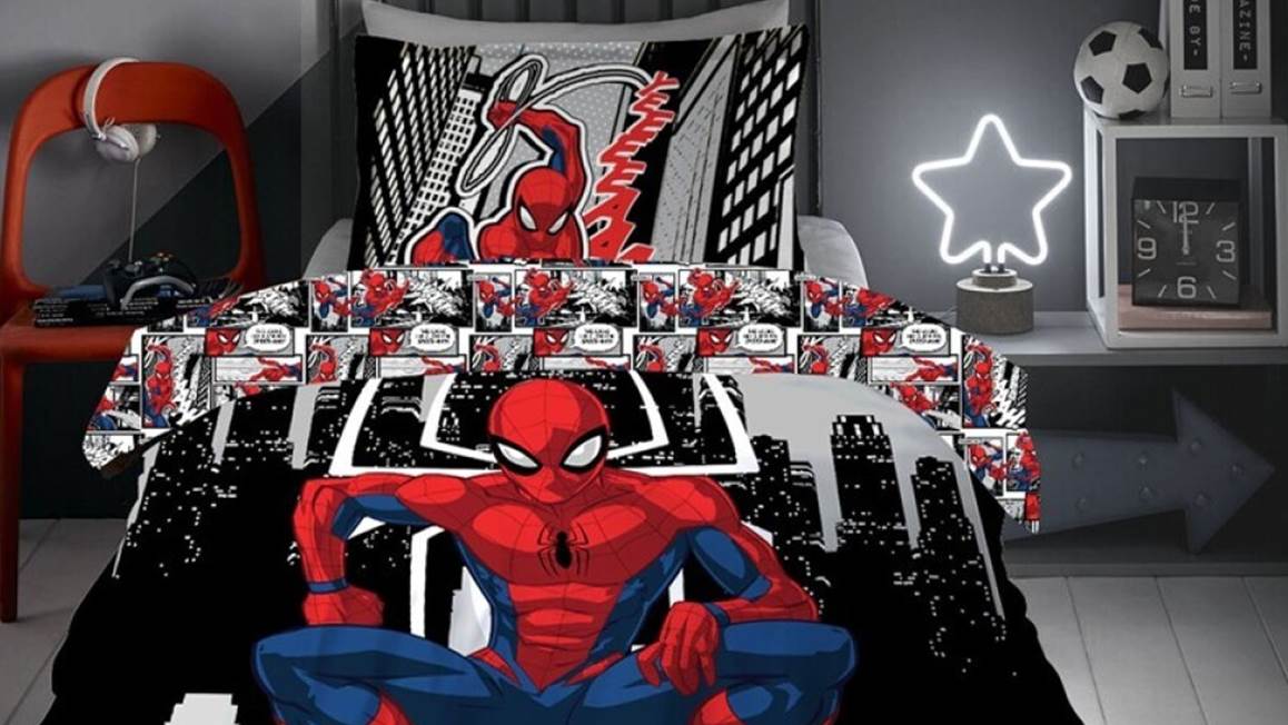 Spiderman dekbedovertrek