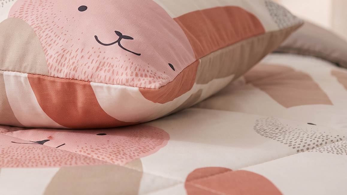 Dreamhouse Bunnyhop wasbaar dekbed