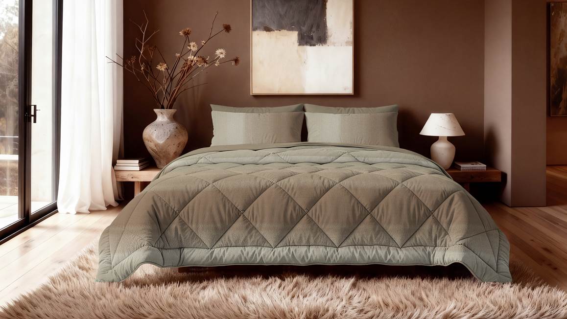 Vellora Sisal wasbaar dekbed