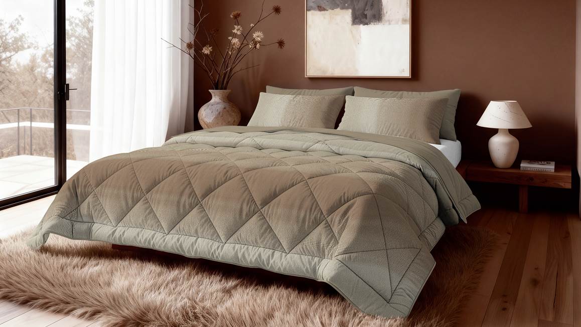 Vellora Sisal wasbaar dekbed