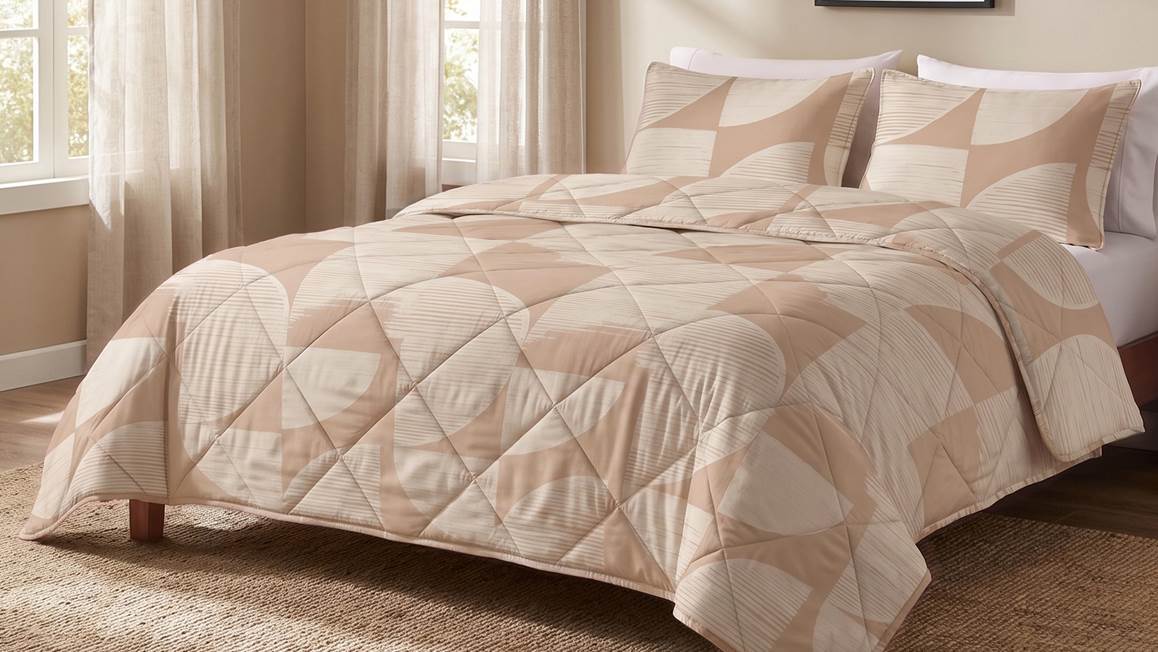 Dreamhouse Modern Geo wasbaar dekbed