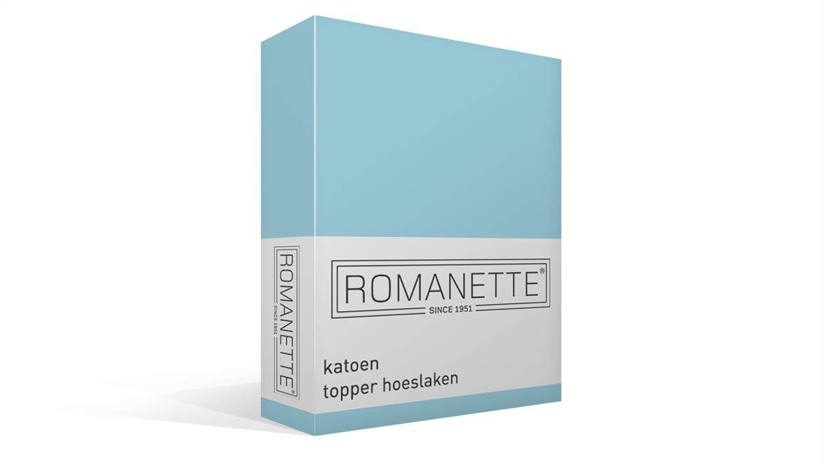 romanette katoen topper hoeslaken 41160