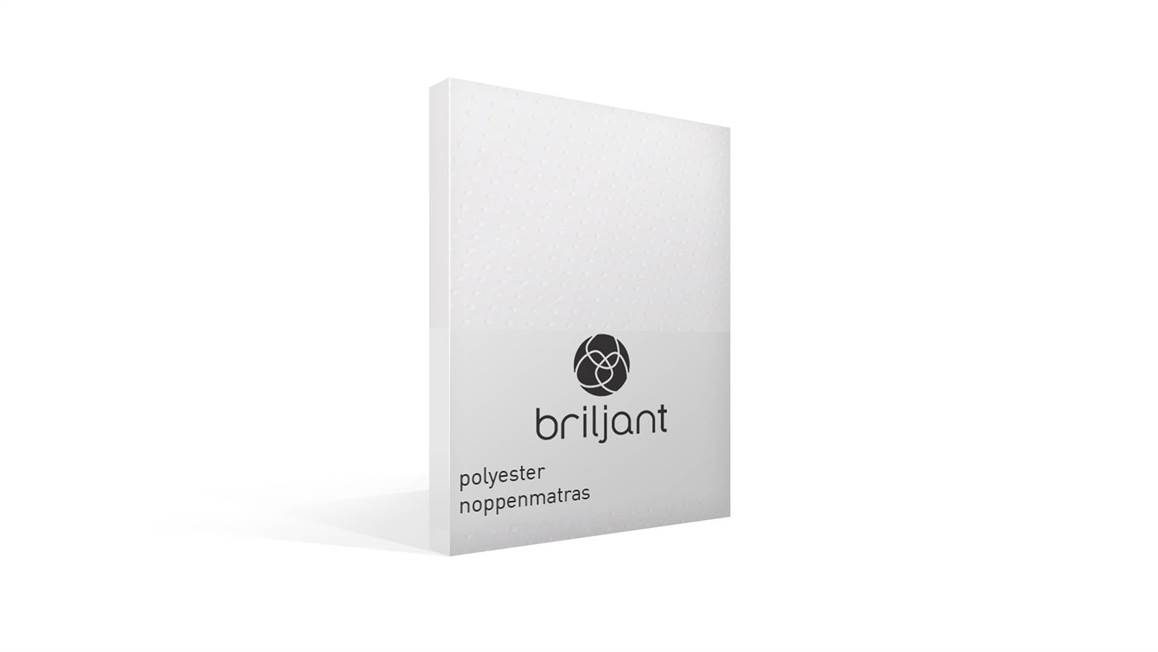 Briljant polyester noppenmatras
