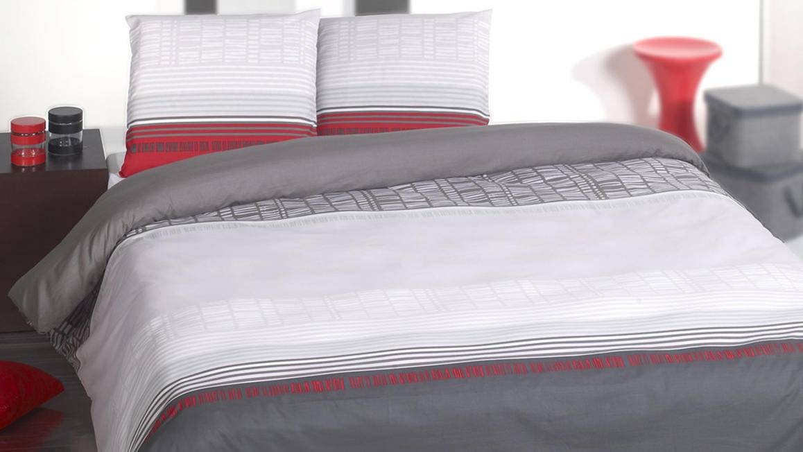 Sphalte flanel dekbedovertrek