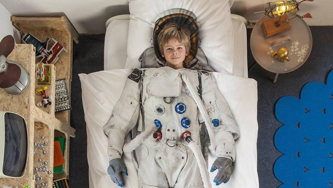 Uithoudingsvermogen Ontwapening verdrievoudigen SNURK Astronaut dekbedovertrek – Met stoere astronaut print! -  Smulderstextiel.nl