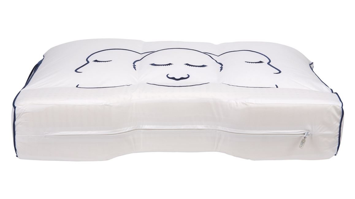 Silvana Support Blauw synthetisch medium-stevig hoofdkussen
