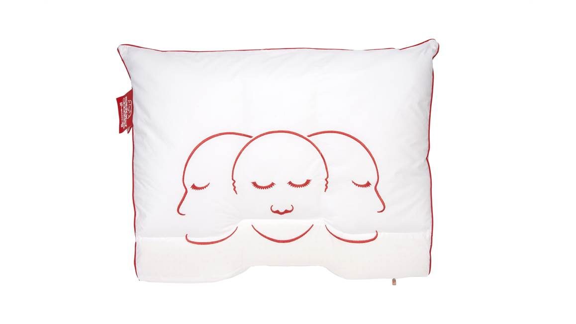 Silvana Support Rood synthetisch extra zacht hoofdkussen