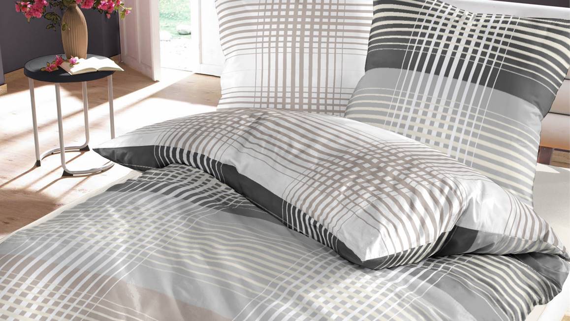 Romanette Greenwich flanel dekbedovertrek