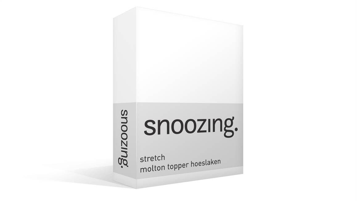 Snoozing stretch topper molton hoeslaken