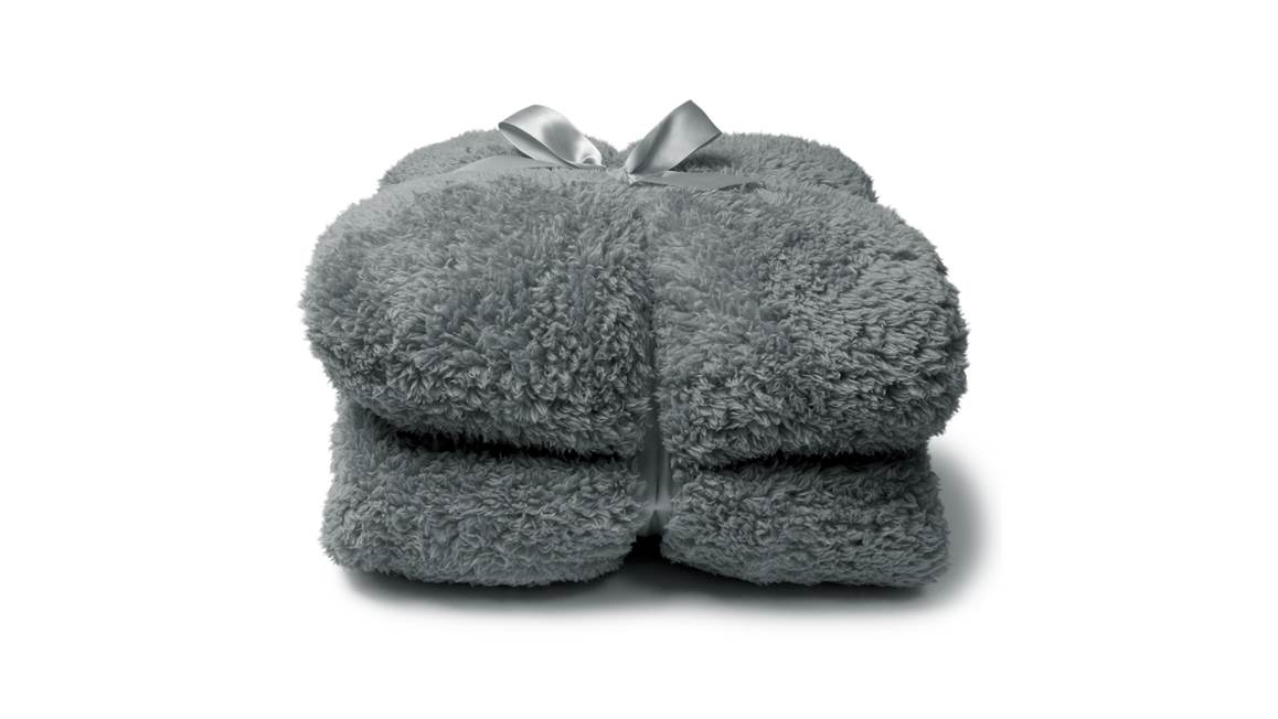 Unique Living Teddy fleece plaid