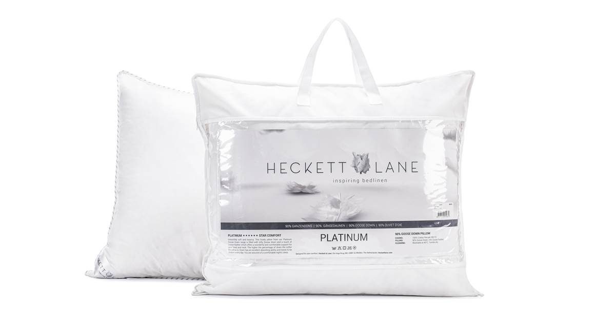 Heckettlane Platinum donzen zacht hoofdkussen