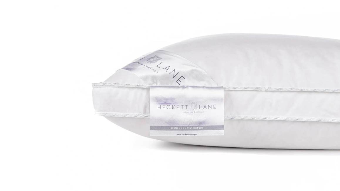 Heckettlane Silver donzen medium hoofdkussen