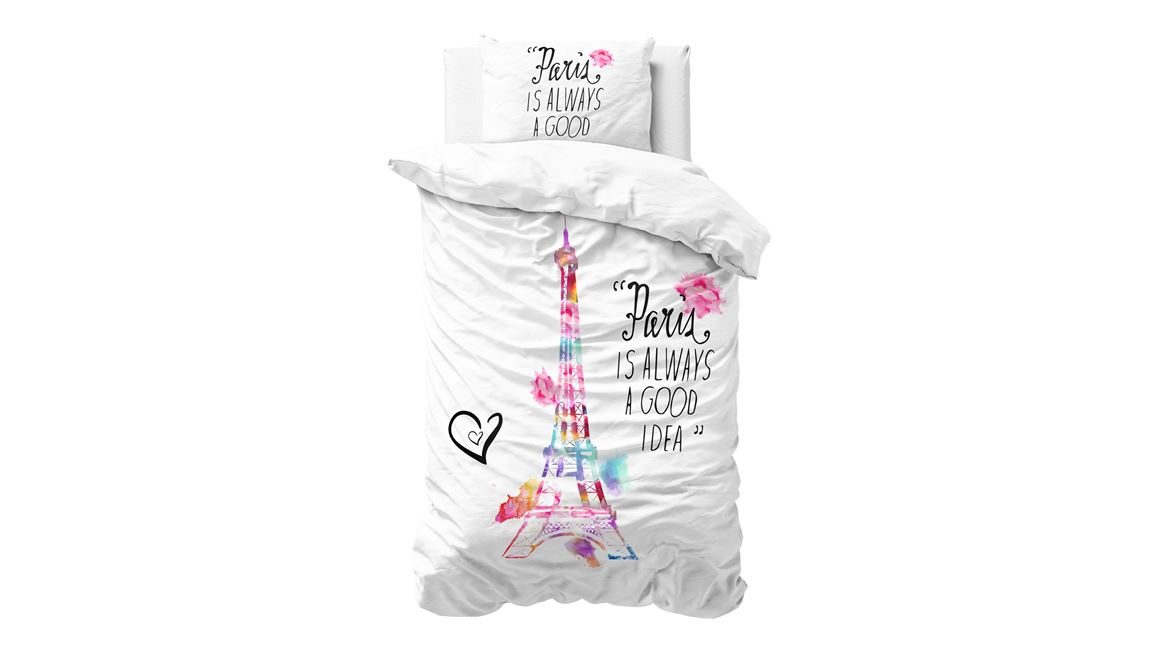 Sleeptime Paris Splash dekbedovertrek