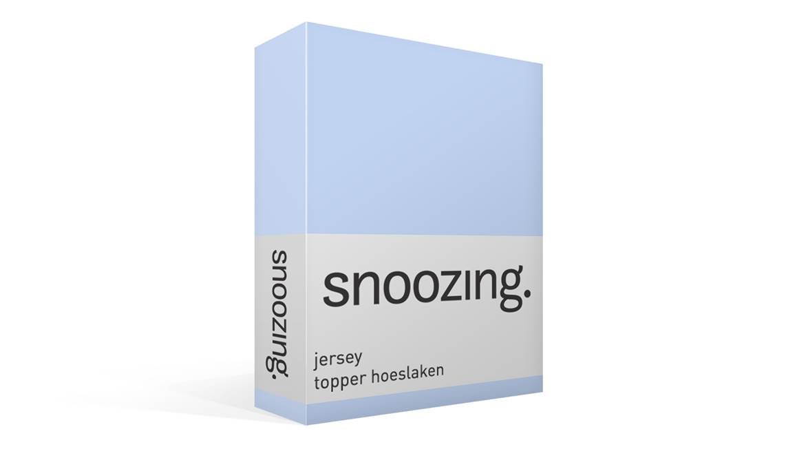 Snoozing jersey topper hoeslaken